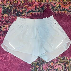 Women's White Athletic Shorts